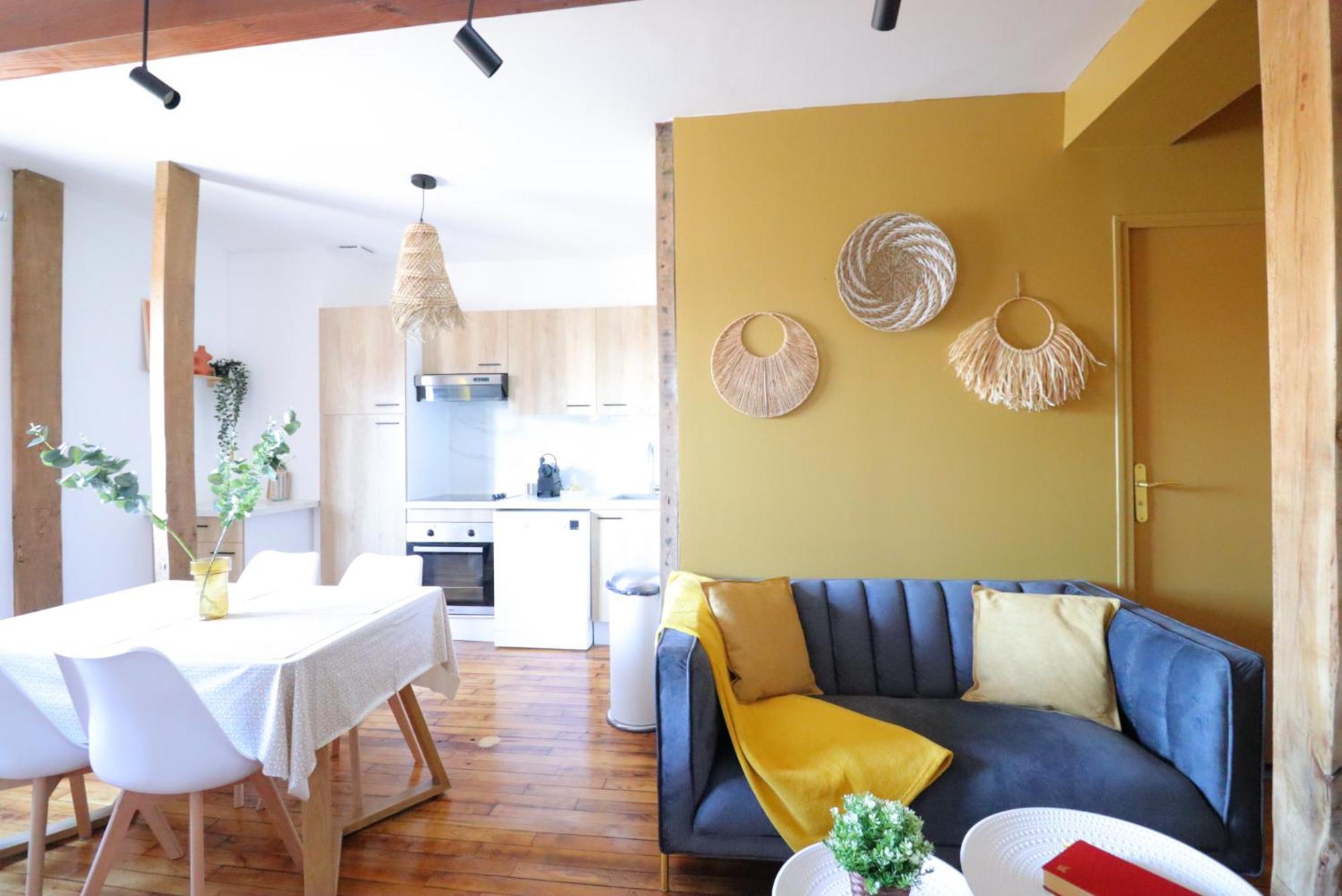 Le Boho - T3 Avec Climatisation Et Fibre Apartment Bergerac