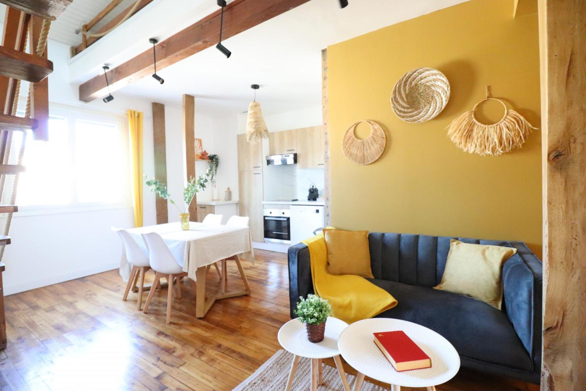 Apartamento Le Boho - T3 Avec Climatisation Et Fibre Bergerac